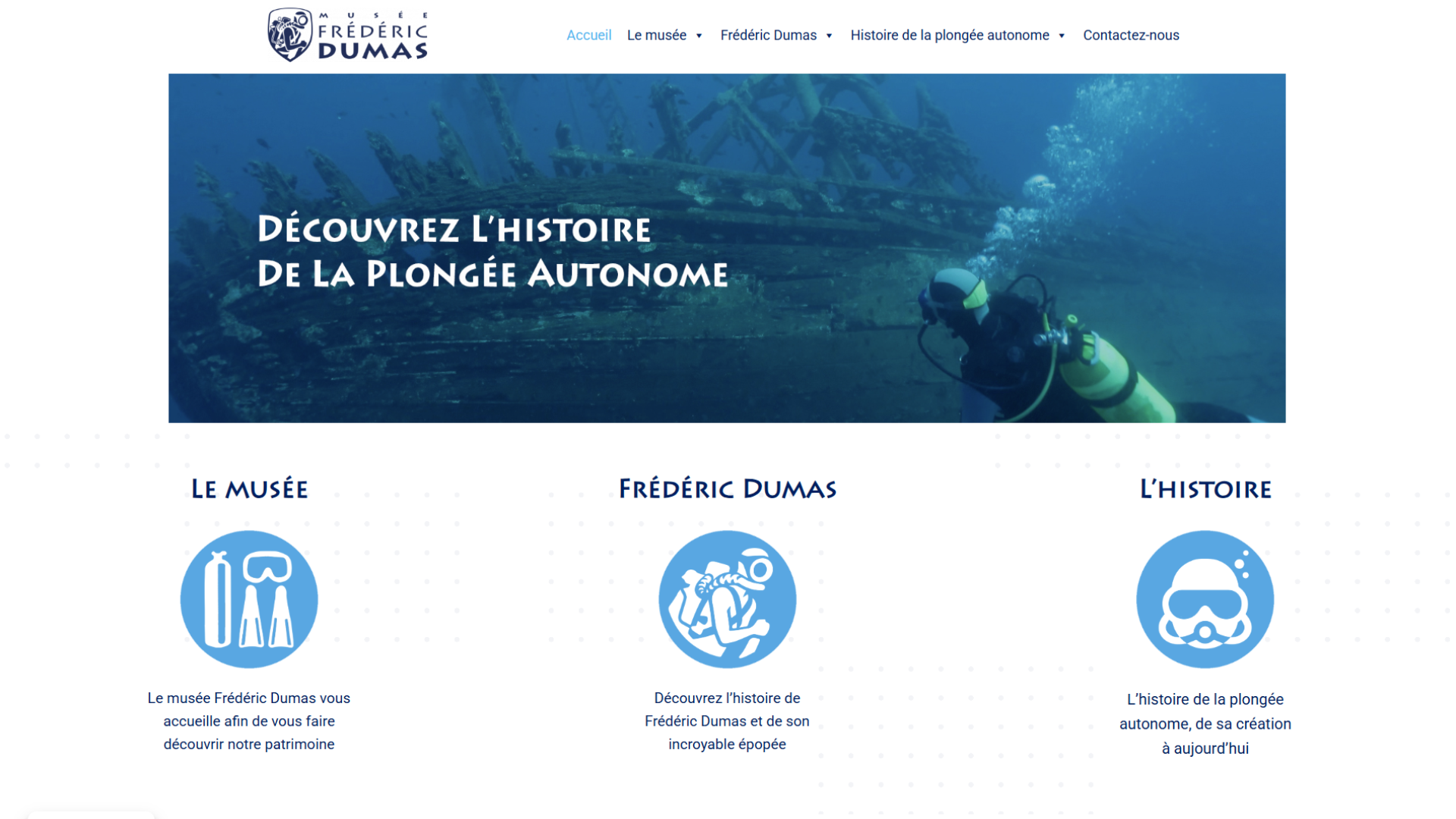 Site web Musée Frédéric Dumas