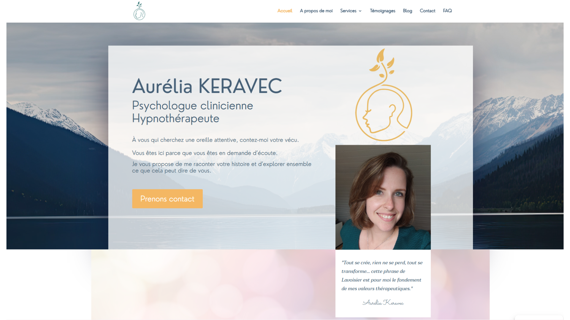 Site web Aurélia Keravec