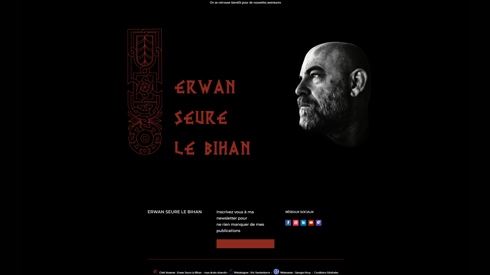 Site web Erwan Seure Le Bihan